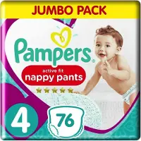 Pampers Premium Protection Pants - Maat 4 (9-15 kg) - 4x19 stuks - Luierbroekjes