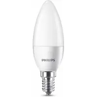Philips LED lamp E14 | Kaars B35 | Mat | 2700K | 4W (25W) | 3 stuks