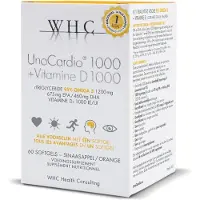 WHC UnoCardio 1000 + Vitamine D 1000 | 60 capsules