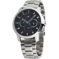 Tommy Hilfiger Analoog horloge 'Casual, 1791794' zwart / zilver
