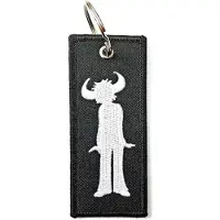 Rock Off Jamiroquai - Icon Logo Sleutelhanger - Zwart