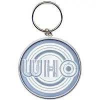 Rock Off The Who - Circles Logo Sleutelhanger - Zilverkleurig