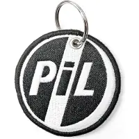 Rock Off PIL Public Image Ltd - Circle Logo Sleutelhanger - Zwart/Wit