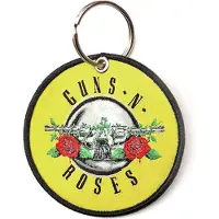 Guns n' Roses - Classic Circle Logo Sleutelhanger - Geel