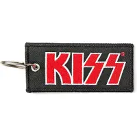Rock Off Kiss - Red Logo Sleutelhanger - Zwart