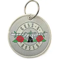 Guns n' Roses - Silver Circle Logo Sleutelhanger - Grijs