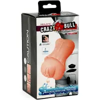 Crazy Bull - Soft Vagina Masturbator with vibration