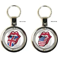 The Rolling Stones Rolling Stones - UK & US Tongues Spinner Sleutelhanger