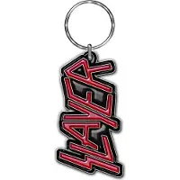 Ginza.se Slayer - Logo Sleutelhanger - Rood/Zwart