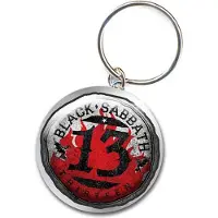 Black Sabbath - 13 Flame Circle Sleutelhanger - Multicolours