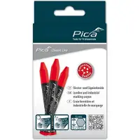 Carton 590/40 PRO Markeerkrijt - Krijtstift - Hoge pigmentatie - Rood (12 stuks)