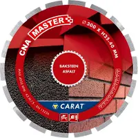 Carat Diamantzaag Baksteen Ø370X30,00mm CNA Master - CNAM370500