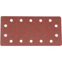 Silverline 115 x 230 mm geperforeerde klittenband schuurvellen, 10 pk. 80 korrelmaat