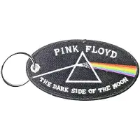Rock Off Pink Floyd - Dark Side Of The Moon Oval Black Border Sleutelhanger - Zwart