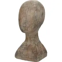 HD Living Ornament Head Brown 14 x 15,5 cm
