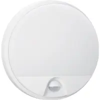 BES LED LED Tuinverlichting met Bewegingssensor - Hoktan - Wandlamp Buiten - 15W - Natuurlijk Wit 4200K - Mat Wit - Rond