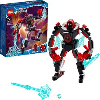 LEGO 76171 Spider-Man Miles Morales Mech set, actiefiguur voor jongens en meisjes vanaf 7 jaar, Marvel Superhelden speelset