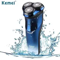Kemei KM7350 - Professionele Scheerapparaat - Volledig Spoelbaar - IPX 7.0 - LED Display - 3 Dimensionaal - Flex & Float Scheerkop - Lift & Cut Mesje