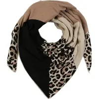 About You Sjaal 'Annemarie' beige / camel / zwart
