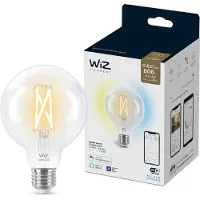 WiZ Connected WiZ Globe Filament - Lumière Blanche Chaude à Lumière Blanche Froide - E27 - Transparent