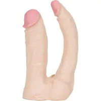 Doc Johnson The Naturals realistische dildo The Naturals - Double Penetrator beige - 16 cm