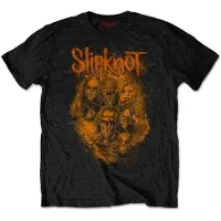 Slipknot T-Shirt We Are Not Your Kind Design orange Homme Noir - Taille L