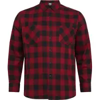 Urban Classics Overhemd bourgogne / zwart