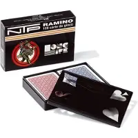 Dal Negro NTP Long Life Ramino speelkaarten - Breed formaat, 100% PVC