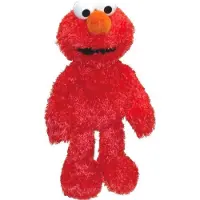 Sesamstraat Elmo Knuffel Pop Handpop Groot - 37 cm