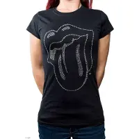 The Rolling Stones Femmes Les Rolling Stones Tongue Diamante T-shirt: Petit