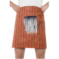 Smiffys Schotse kilt (rood geblokt)