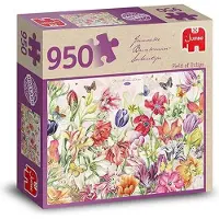 Jumbo Premium Collection Puzzel Janneke Brinkman Field of Tulips veld vol tulpen - Legpuzzel - 950 stukjes
