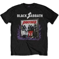 Ginza.se Black Sabbath - Sabotage Vintage Heren T-shirt - M - Zwart