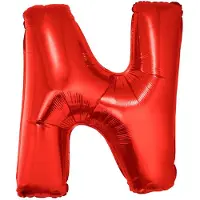 Espa - Rode aluminium letter ballon - Rood