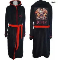 Rock Off Queen - Classic Crest Badjas - M/L - Zwart
