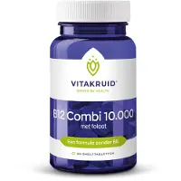 Vitakruid 3x B12 Combi 10.000 met folaat (60 smelttabletten)