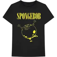 Ginza.se Spongebob Squarepants - Inflated Sponge Heren T-shirt - 2XL - Zwart