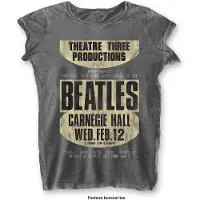 Ginza.se The Beatles - Carnegie Hall Dames T-shirt - XL - Grijs