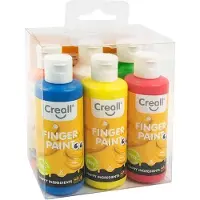 Creall Vingerverf assortiment - 6 x 80ml