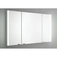 Muebles Ally spiegelkast met verlichting zijkant 103x65cm wit