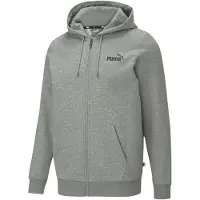 Puma Mannen, Springer, ESS Klein Logo FZ Hoodie-586702, Grijs, (S)