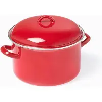 Voccelli Stamppot / soeppan, ø24cm, rood emaille