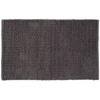 Sealskin Brilliance badmat 90x60x1.2cm rechthoek open end katoen Antraciet