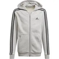 Adidas Kinderjack met rits en capuchon Essentials 3S