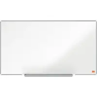 Nobo Impression Pro Widescreen Magnetisch Whiteboard Van Staal Met Pennengoot - Inclusief Whiteboard Marker - 710x400mm - Wit