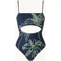 Maaji Greenwood Tanya reversible badpak met panterprint