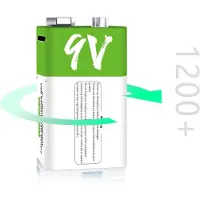 Smartoools Oplaadbare batterijen Type 9 Volt 650 mAh met USB Type-C Kabel opladen - Duurzame Keuze - Lithium 9v batterij - 1 stuks