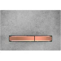Geberit Bedieningsplaat sigma 50 voor 2-toets spoeling rose goud /betonlook