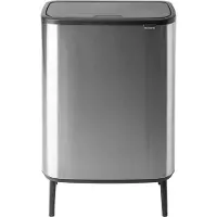 Brabantia Bo Touch Bin Hi Prullenbak - 60 liter - 1 vak - Matt Steel Fingerprint Proof