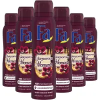 Fa Glamorous Black Orchid Deodorant Spray 6x150ml - Voordeelverpakking
